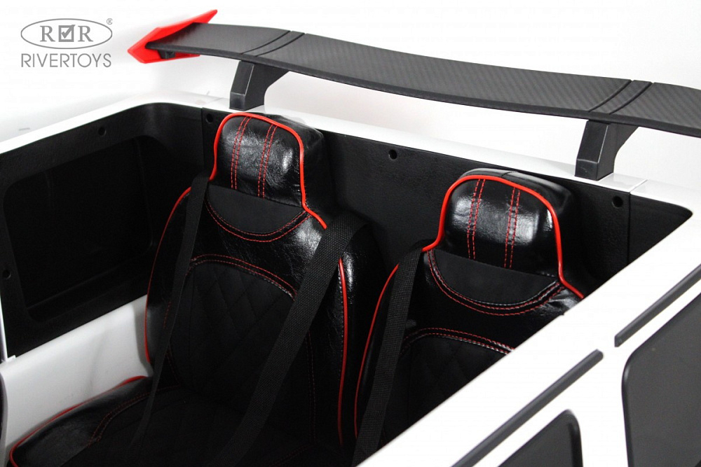 Детский электромобиль RiverToys Z888ZZ WHITE/белый