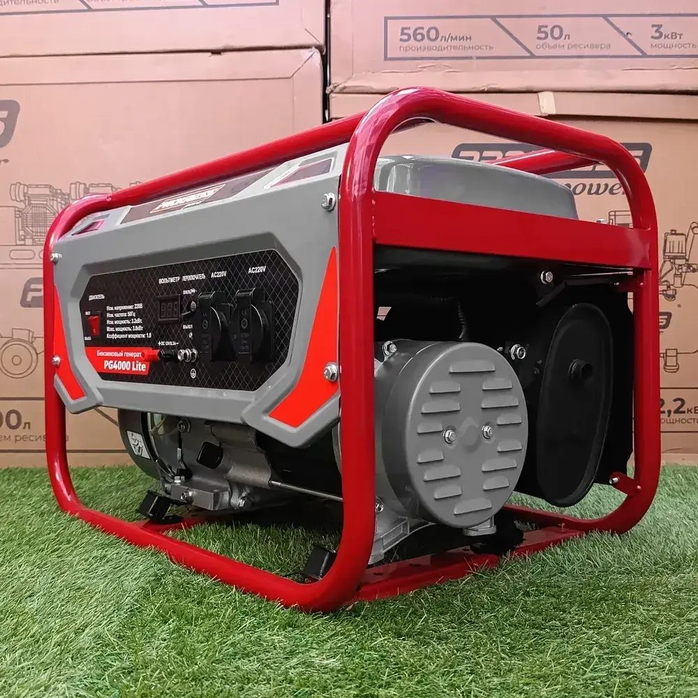 Генератор бензиновый PROKRESS POWER PG4000 Lite (3,2/3.8 кВт., бак 15л., 45 кг.)