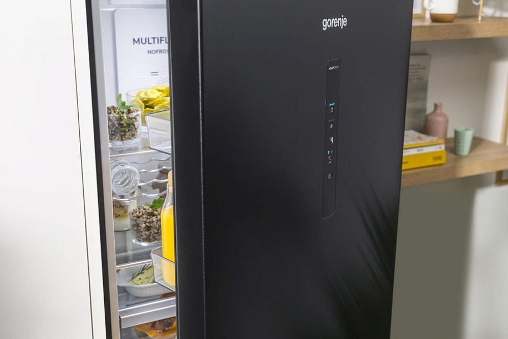 Отдельностоящий двухкамерный холодильник Gorenje NRK620EABXL4