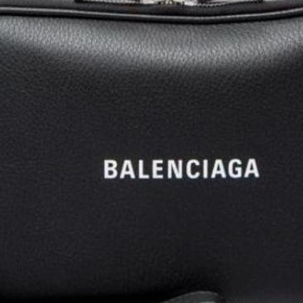 Balenciaga Leather Handbag Clutch Men"s Black