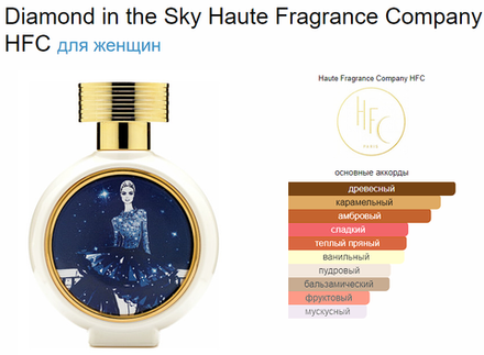 HFC Diamond In The Sky 75 ml  (duty free парфюмерия)