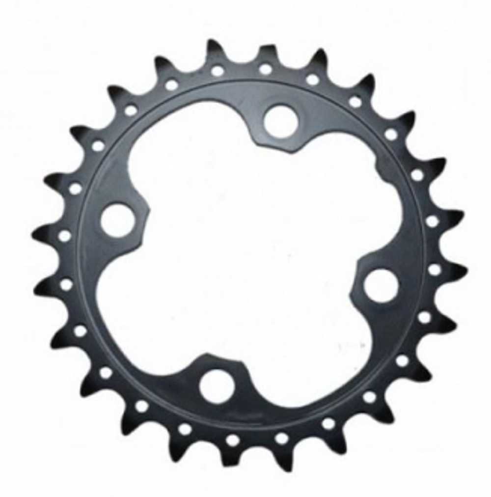 Звезда передн. Shimano, DEORE, для FC-M590-10/M612, 24T-AE черн. Y1LV24000