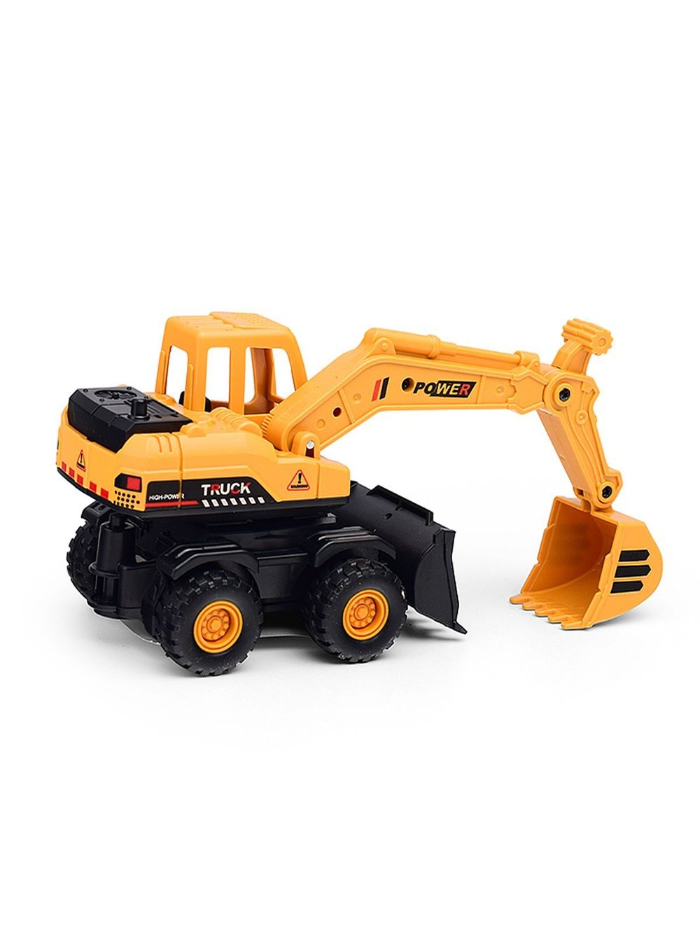 Машинка игрушечная Экскаватор с ковшом и грейдером (BHX823)