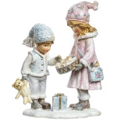 GAEM Фигурка декоративная "Дети", L10 W5 H12,5 см