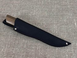 Шкуросъемный нож "Якут", сталь 95Х18, рукоять орех