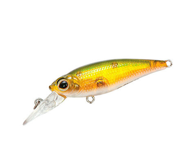 Воблер для рыбалки Owner MIRA SHAD suspending 50mm, цвет 01, gold shad, 1 штука