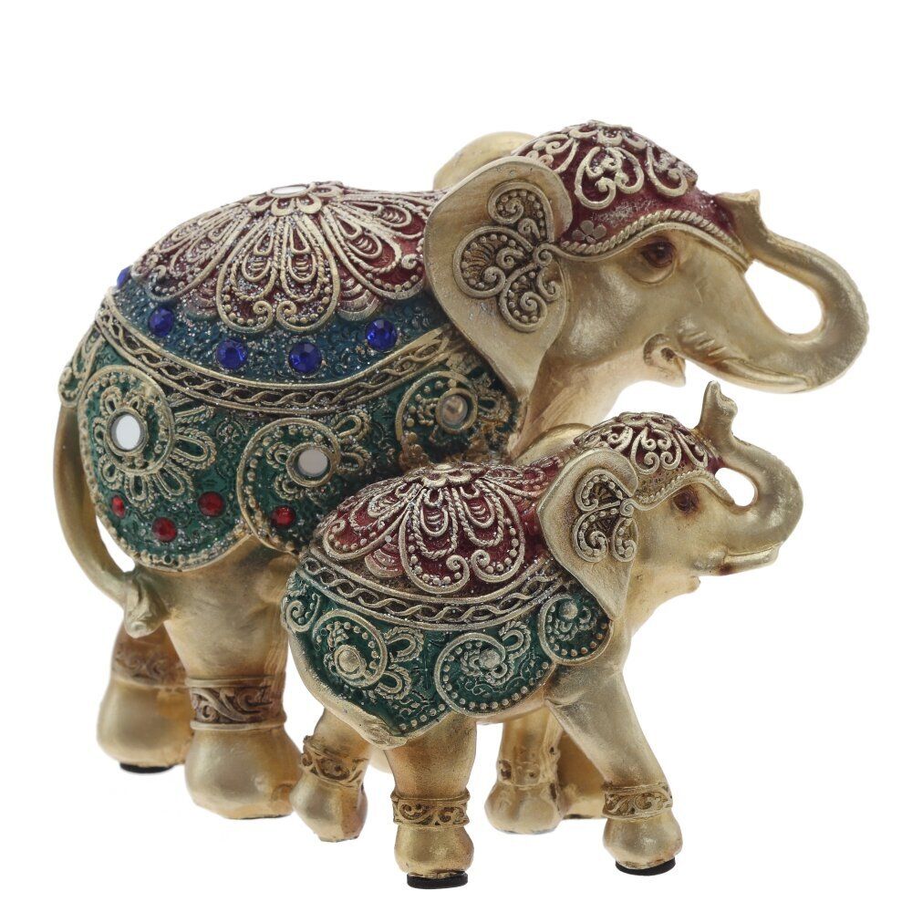 GAEM Фигурка декоративная "Слоны", L13,5 W8,5 H12 см