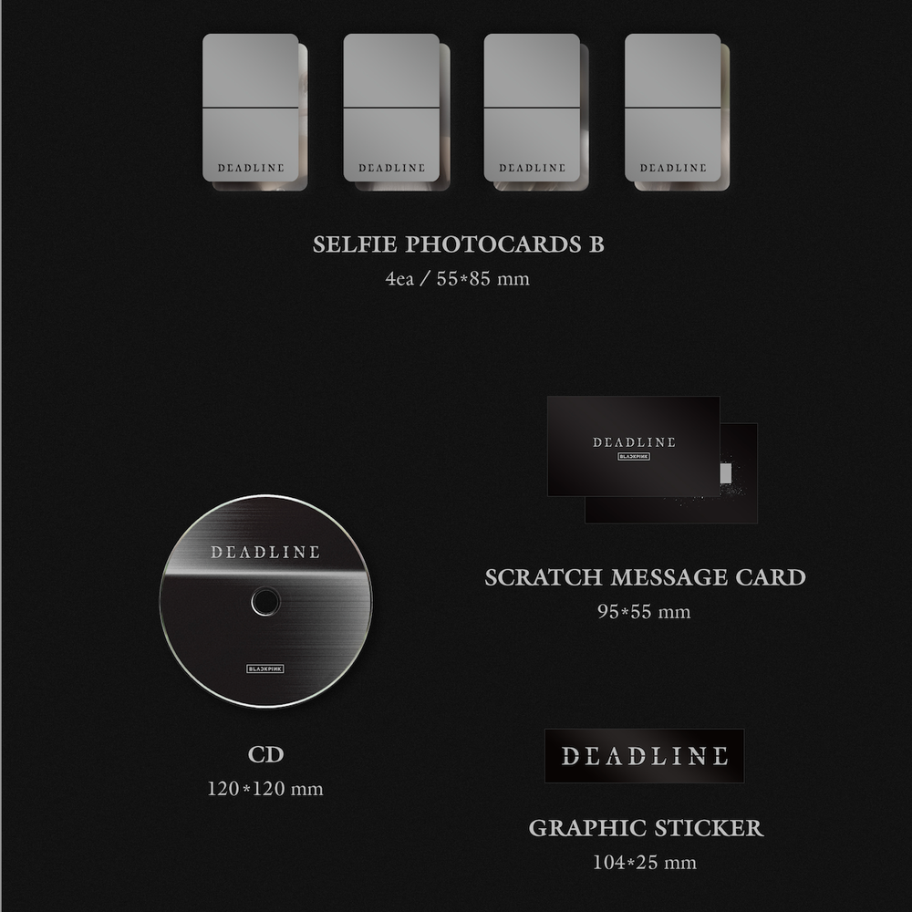 Альбом BLACKPINK 3rd MINI ALBUM [DEADLINE] GRAY Ver.