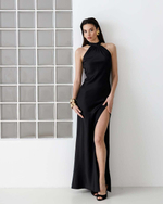 Платье с перекрутом на спине Etrette