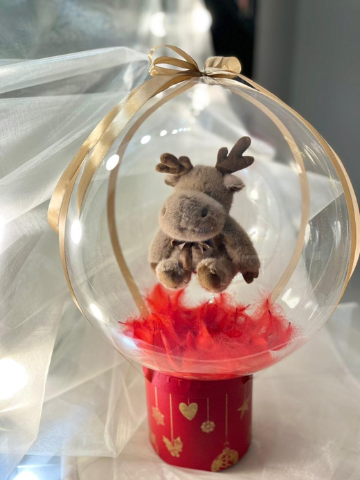 Шляпная коробка Олененок №4452