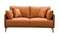 Двухместный диван Lucca 170 см, натуральная кожа цвета Camel