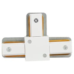 Коннектор ЭРА TR-1PA-СT-WH T-образный для однофазного шинопровода белый