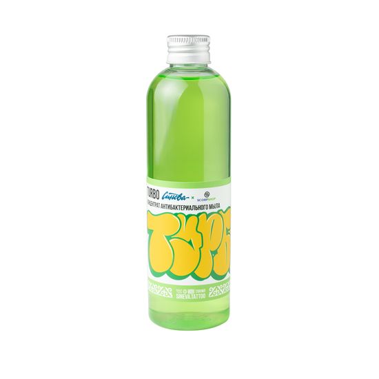 Антибактериальное мыло Синева "ТУРБО ЗЕЛЕНАЯ ДЫНЯ" (концентрат)