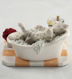 Veronese WS-1355 Статуэтка «Кошка в ванной»