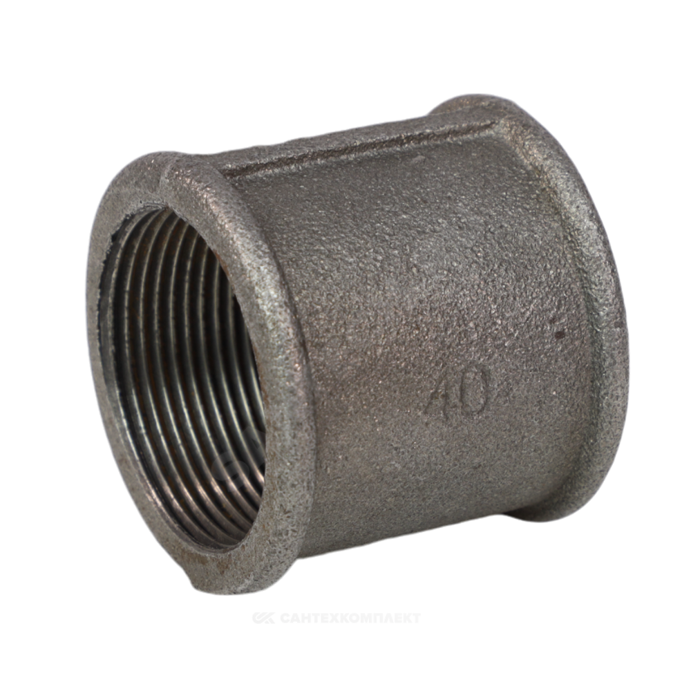 Муфта длинная чугун Ду 40 (1 1/2") ВР Fittex