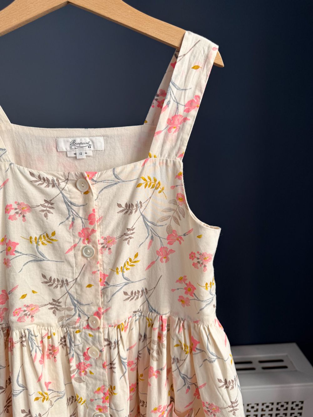 Хлопковое платье-сарафан Bonpoint, 152