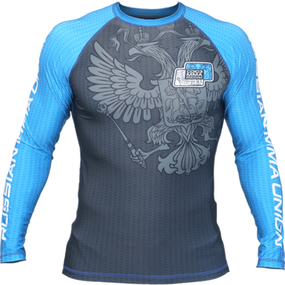 рашгард Союз ММА России синий