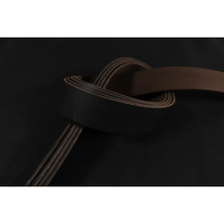 Ременная заготовка Махагон с жировой отделкой гладкая