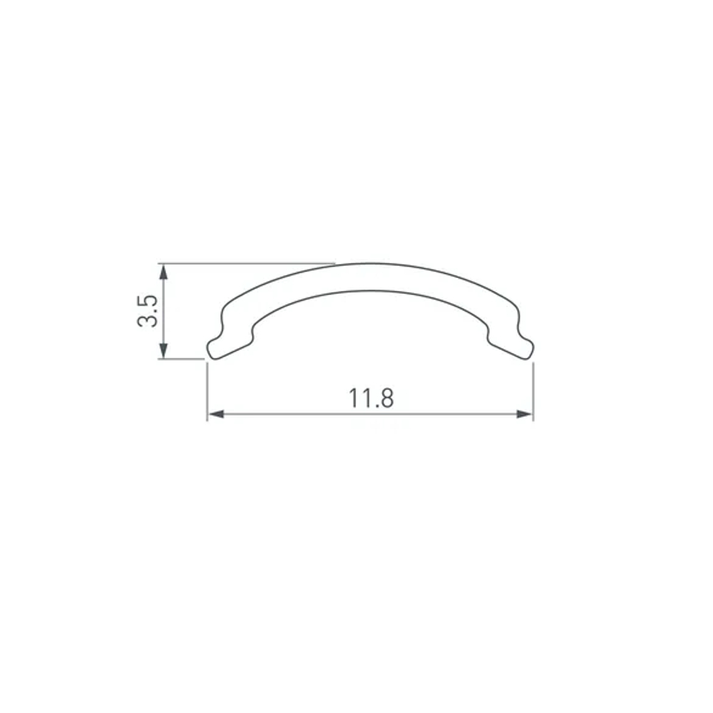 Экран ARH-KANT-H10-2000 Round Opal (Arlight, Пластик) 036322