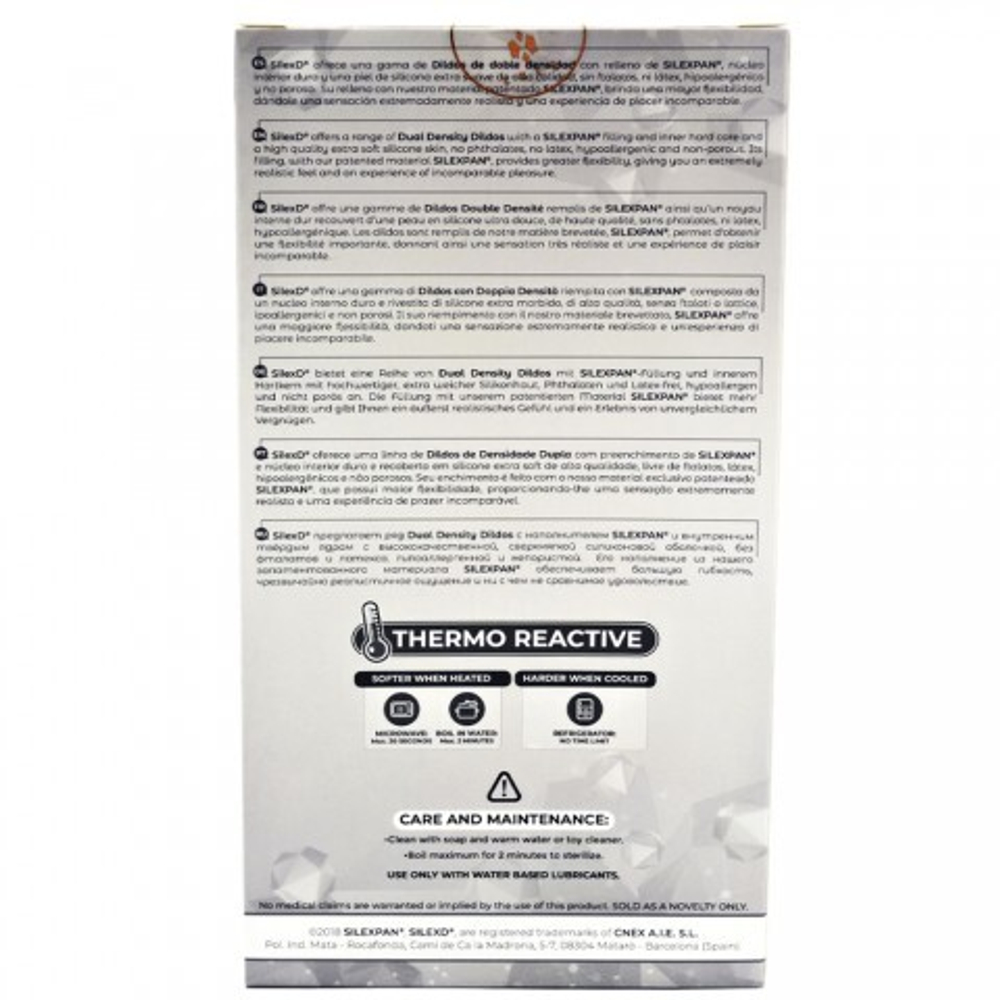 Реалистичный фаллоимитатор SilexD Model 1 (14,8×3,6 см)