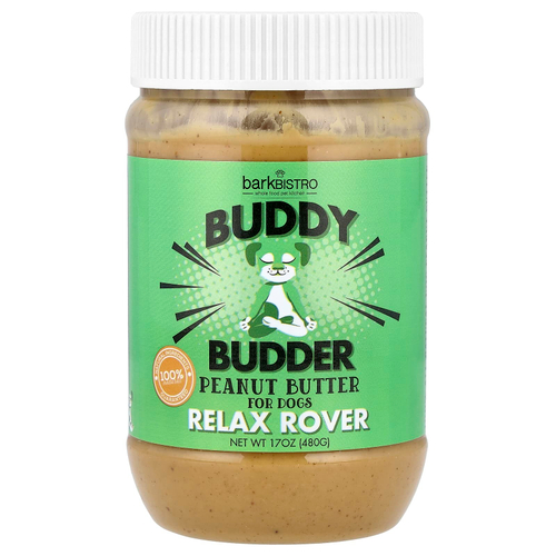 Bark Bistro, Buddy Budder, Relax Rover, со вкусом арахисовой пасты, 480 г (17 унций)