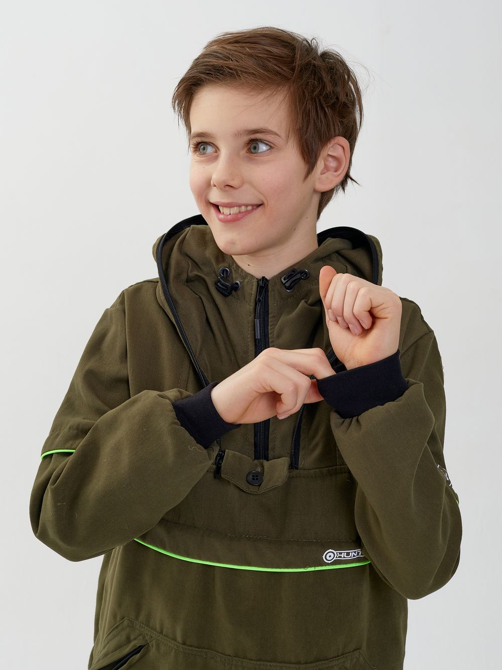 Костюм летний Антигнус-Детский ткань Твил-Пич цвет Хаки