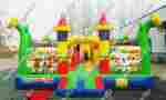 Коммерческий надувной батут "Радужный город 2" 10*6*3 м