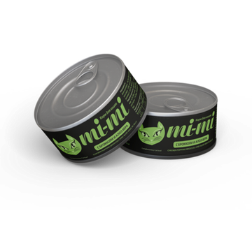 Mi-mi влажный корм для кошек и котят с Брокколи и Алоэ вера, 50 гр