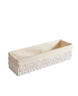 Zara Home Корзина из плетёной бумаги, цвет бежевый, 32 см