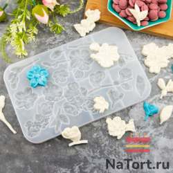 Силиконовый молд «Весенний сад»