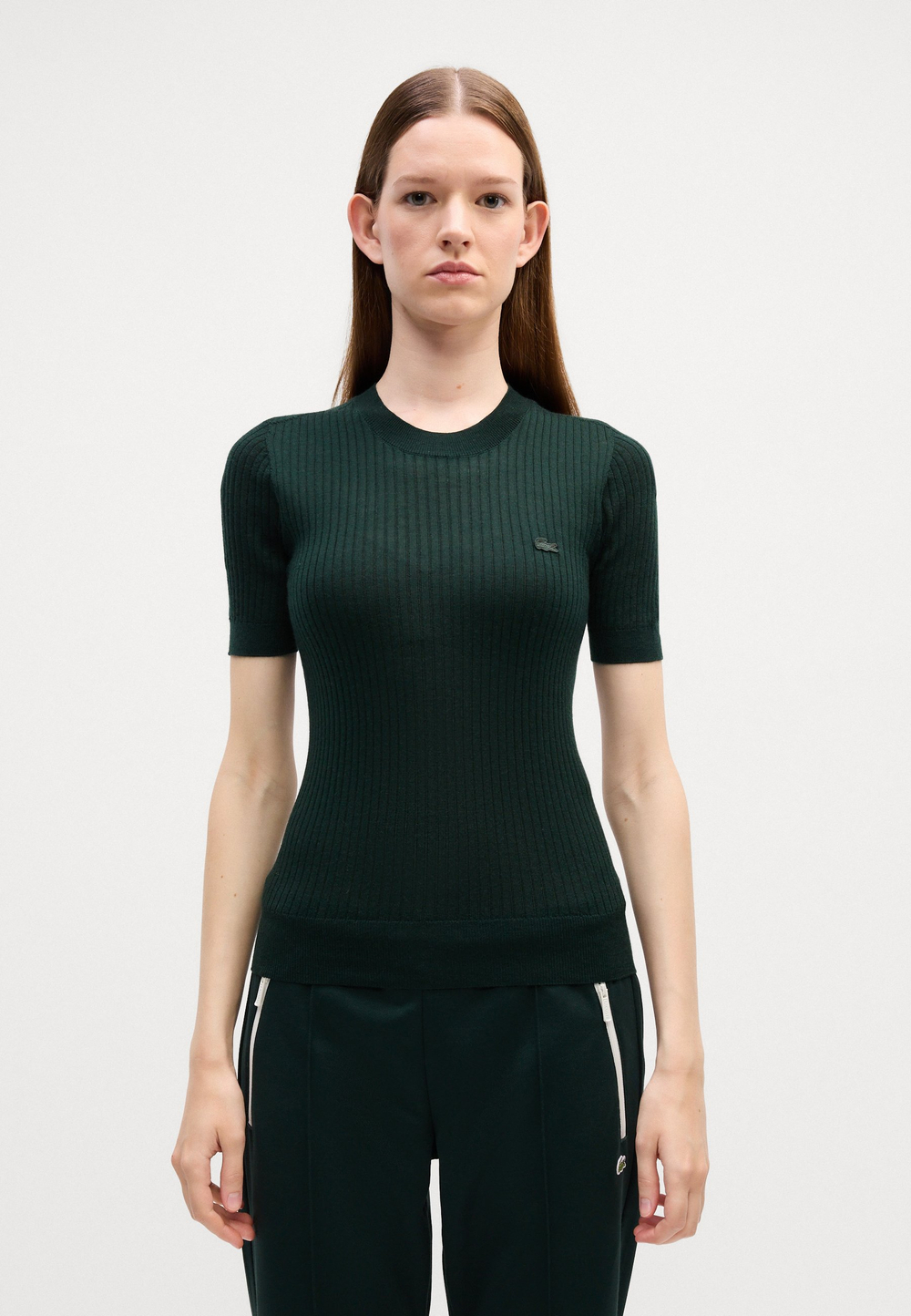 Lacoste Базовая футболка - Зелёный (LA221I07A-M11)