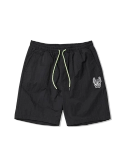 Шорты из нейлона на завязках