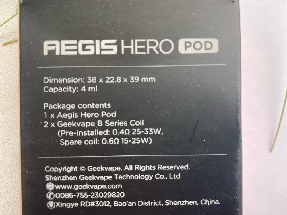 Картридж для Aegis HERO pod by GeekVape 4мл