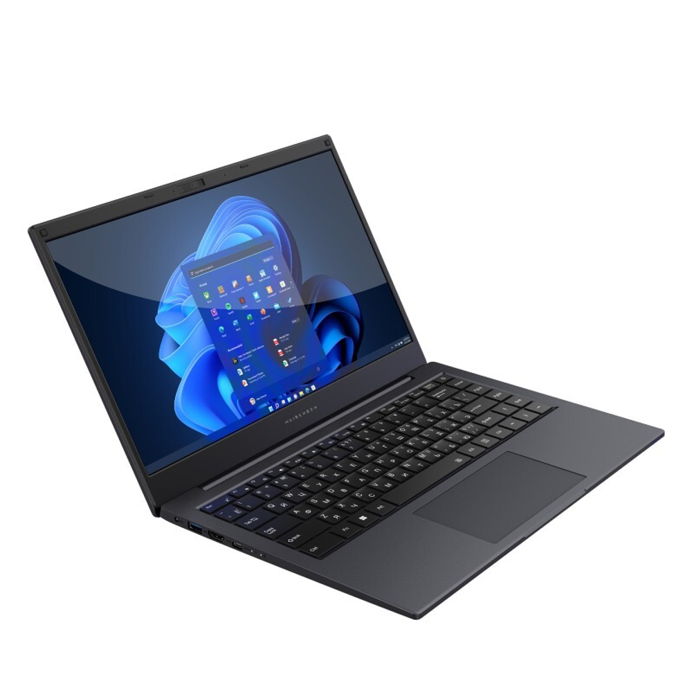 Ноутбук Maibenben S14A-iN10UM 14" FHD IPS, Intel N100, 8Gb, 512Gb SSD, Linux, синий