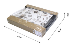 Кровать раскладная Арина (аналог Надин с407) арт.с1249 (цвет ткани бежевый рис.кофе