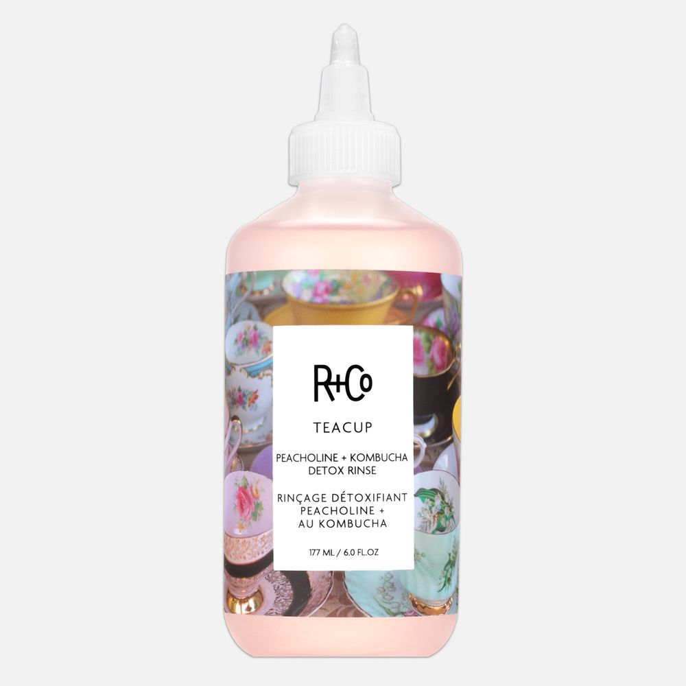 R+CO TEACUP Peacholine + Kombucha Detox Rinse / ЧАШКА ЧАЯ детокс-кондиционер с экстрактом листьев персика и чайного гриба, 177 мл