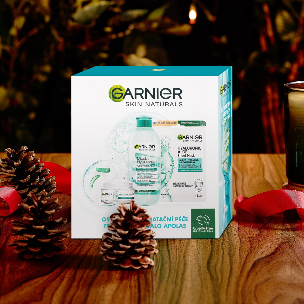 Garnier Skin Naturals Hyaluronic Aloe - подарочный набор (интенсивно увлажняющий) /       / GTIN 8592807574232