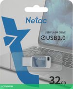 USB Flash-накопитель Netac UA31 32Gb USB2.0 синий (NT03UA31N-032G-20BL)
