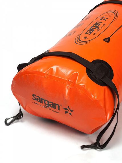 Гермо-Мешок-Рюкзак Sargan Саппер-50 2 лямки, крепления к сапборду 50 л оранжевый