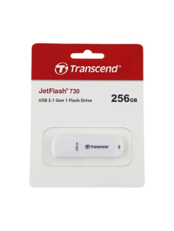 Transcend USB Drive 256GB JetFlash 730  белый  USB 3.0TS256GJF730