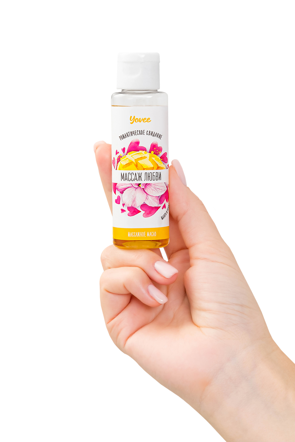 Масло для массажа Массаж любви с ароматом манго и орхидеи 50 мл