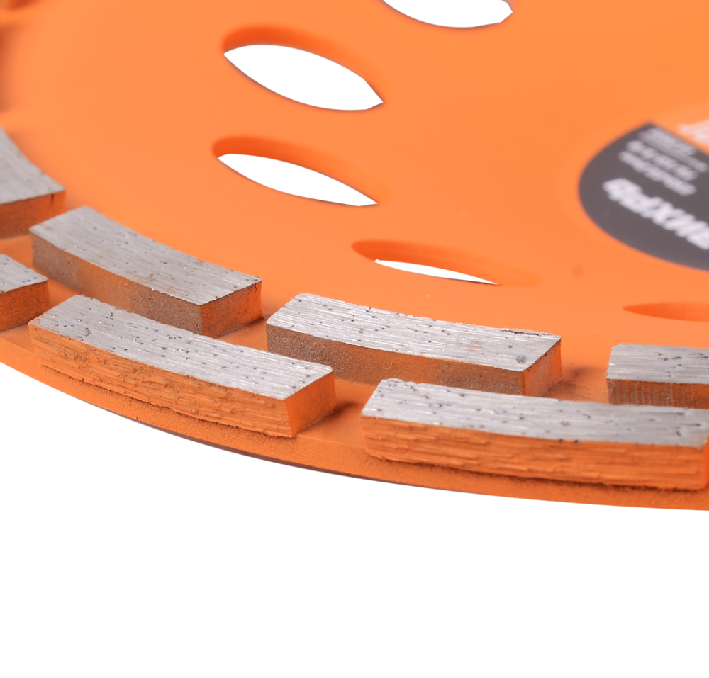 Чашка алмазная зачистная, 230 мм, двухрядная Вихрь