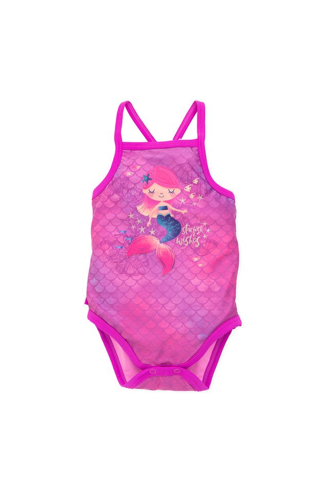 Яркий купальник с объемными деталями Purple