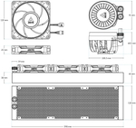 Кулер Arctic Liquid Freezer III Pro 360 A-RGB (White) ACFRE00188A https://www.arctic.de/en/Liquid-Freezer-III-Pro-360-ARGB-White/ACFRE00188A