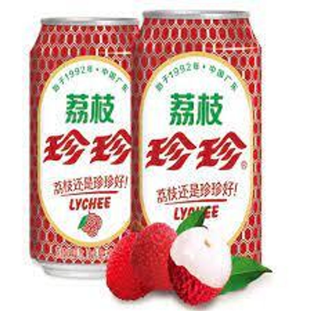 Газированная вода со вкусом личи Zhenzhen 330мл