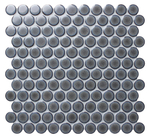 Мозаика из керамогранита Round blue gray/Раунд серо-голубой (28х28) 312х330х6 мм
