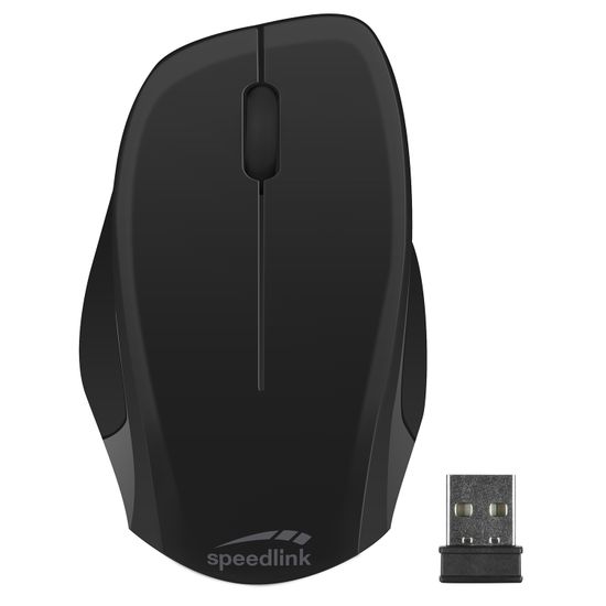 PC Мышь беспроводная Speedlink Ledgy Mouse Silent, black-black (SL-630015-BKBK)