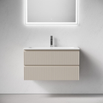 Тумба подвесная Sancos Snob R c двумя ящиками 890х445х500, Beige Soft, SNR90CE