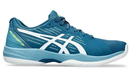 Мужские кроссовки теннисные Asics Solution Swift FF Clay - restful teal/white