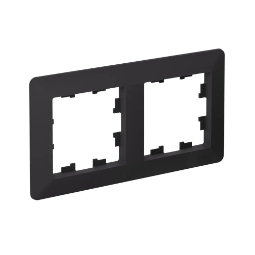 ATLASDESIGN AIR 2-постовая РАМКА, КАРБОН/дымчатый черный